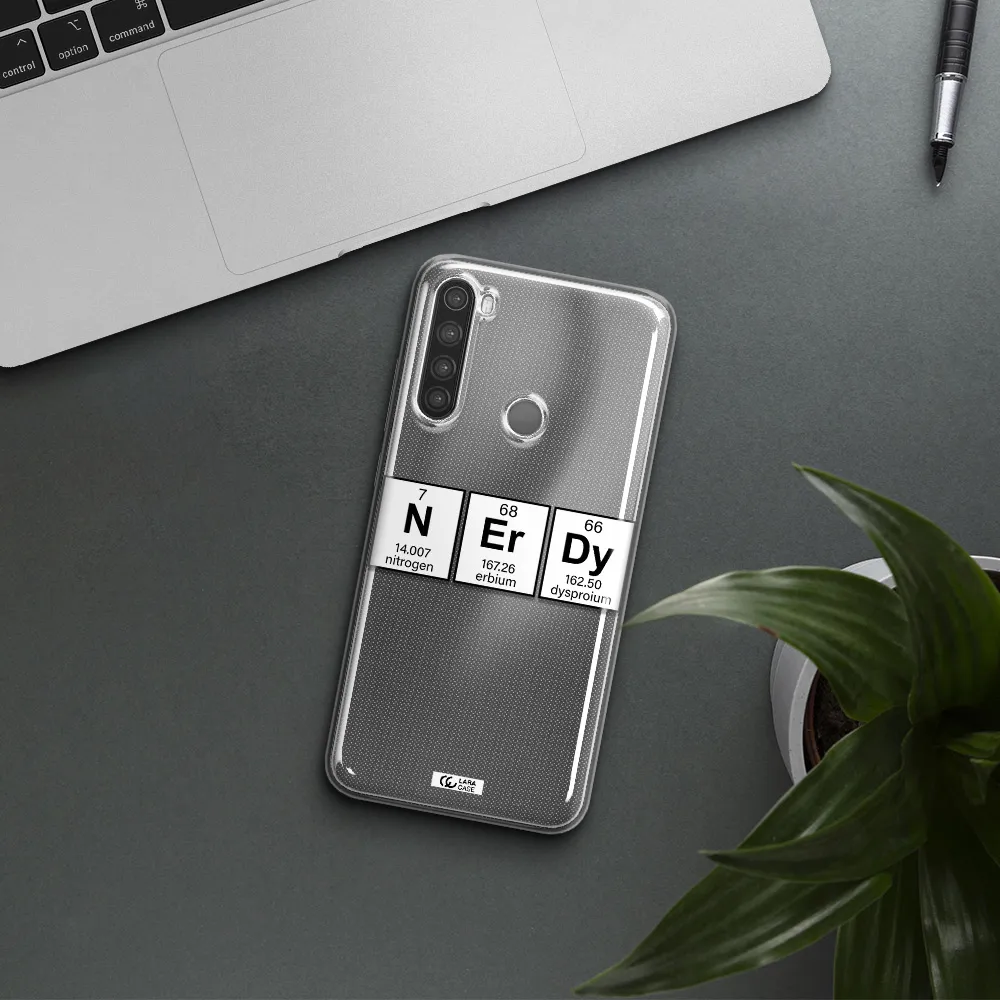 Nerdy Chemical Xiaomi Note 8 Clear TPU Case