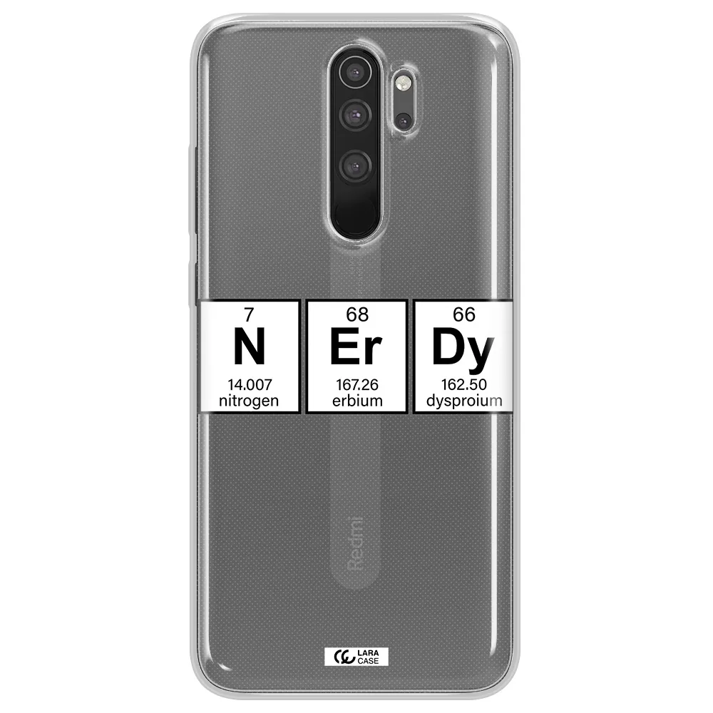 Nerdy Chemical Xiaomi Note 8 Pro Clear TPU Case