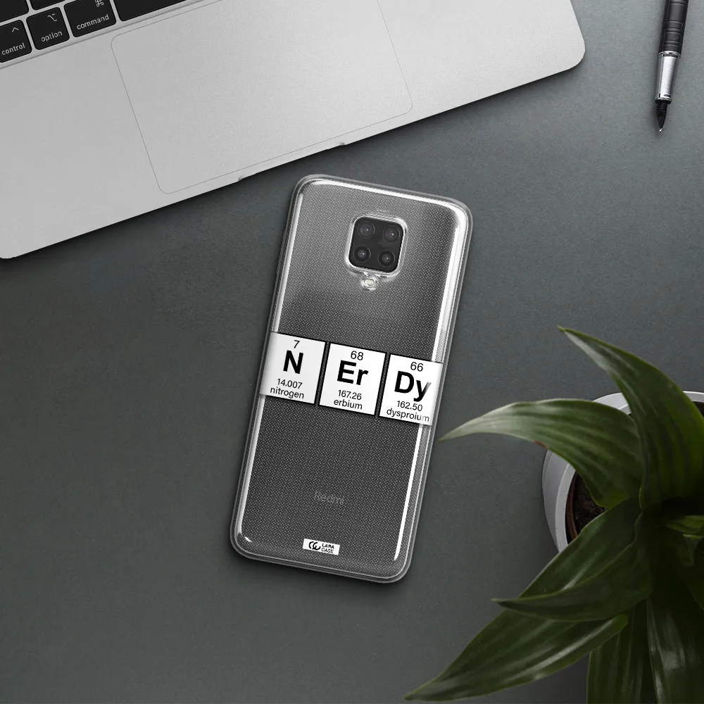 Nerdy Chemical Xiaomi Note 9 Pro Clear TPU Case