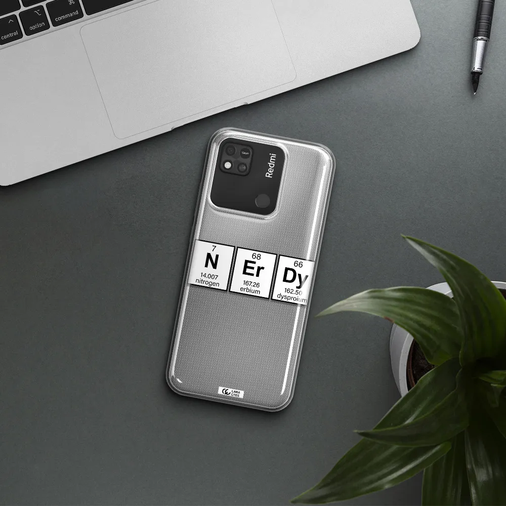 Nerdy Chemical Xiaomi Redmi 10A Clear TPU Case
