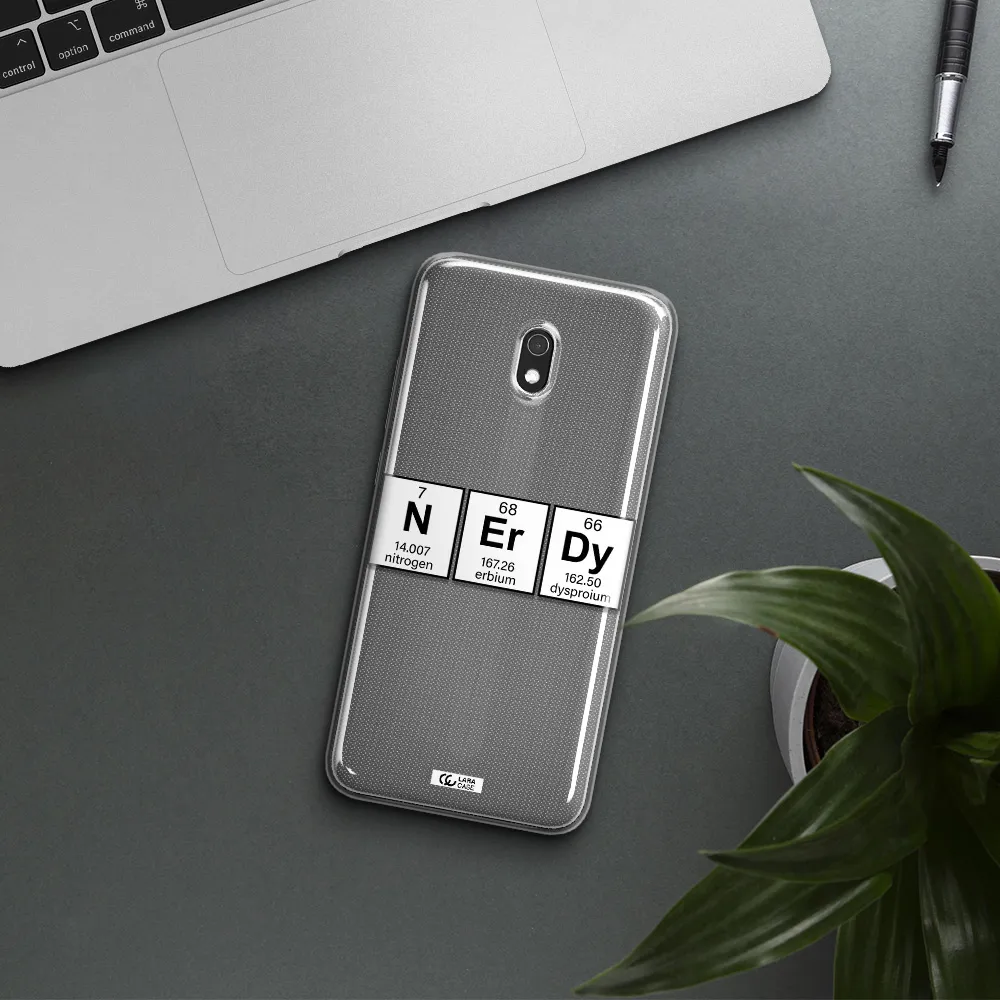 Nerdy Chemical Xiaomi Redmi 8A Clear TPU Case