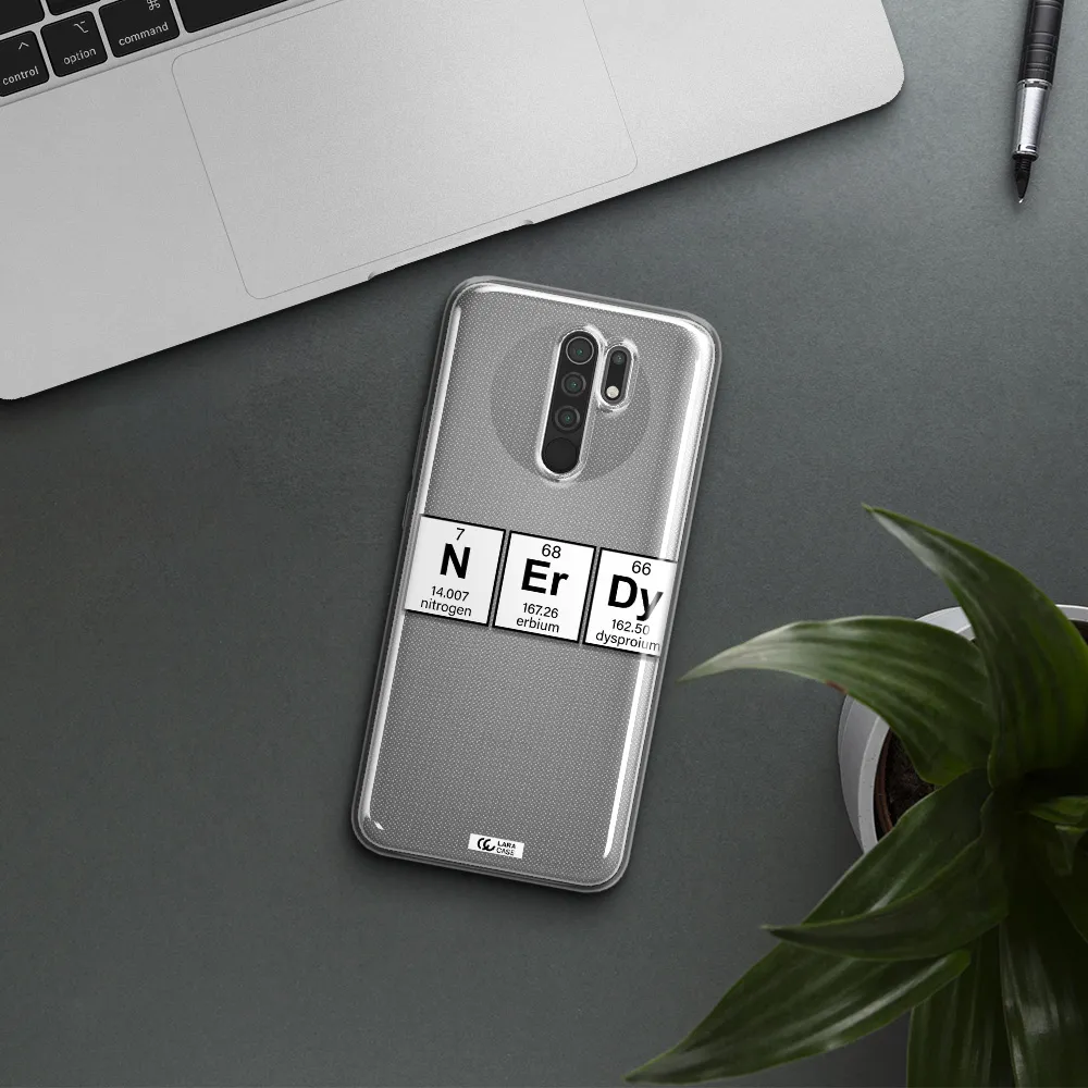 Nerdy Chemical Xiaomi Redmi 9 Clear TPU Case