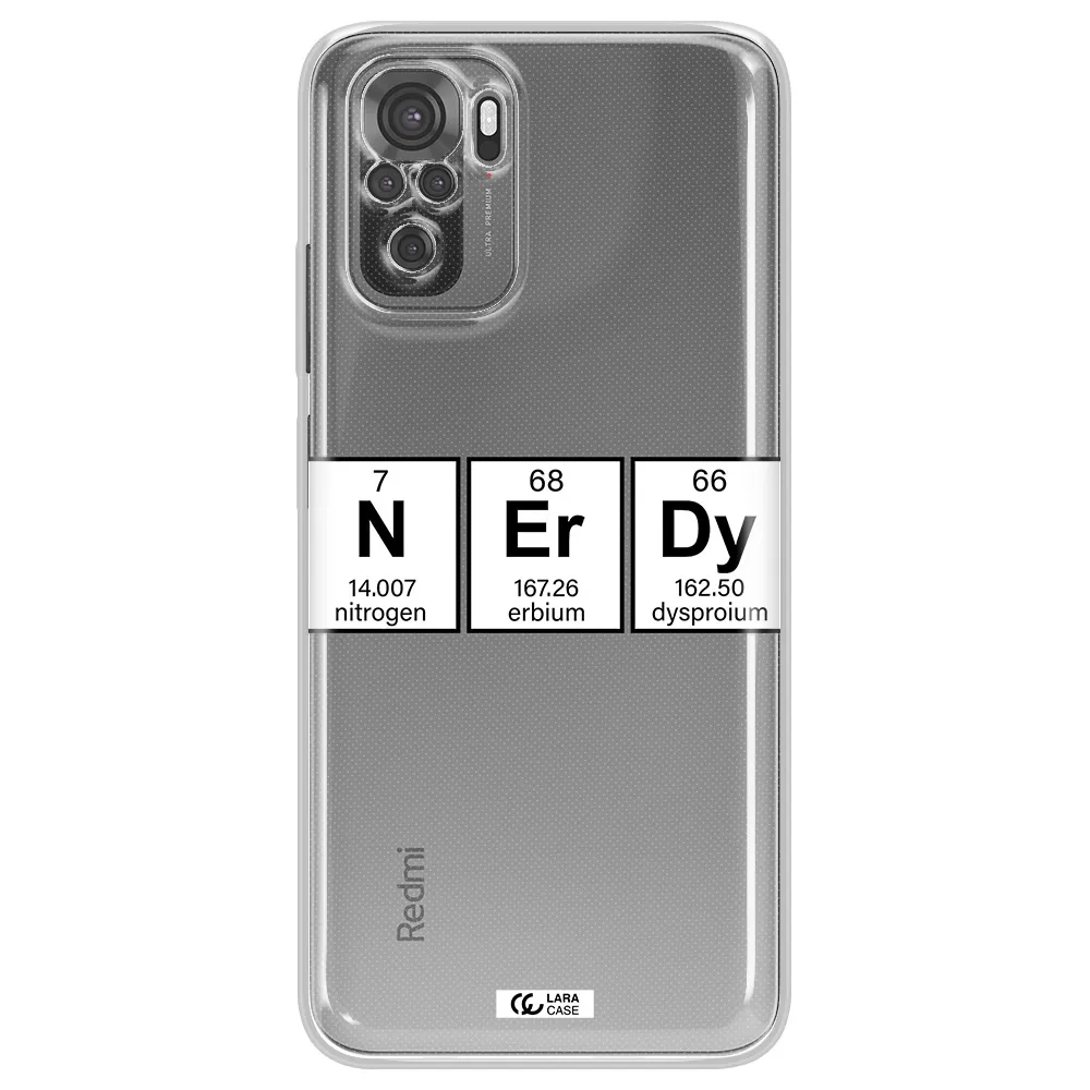 Nerdy Chemical Xiaomi Redmi Note 10S Clear Tpu Case