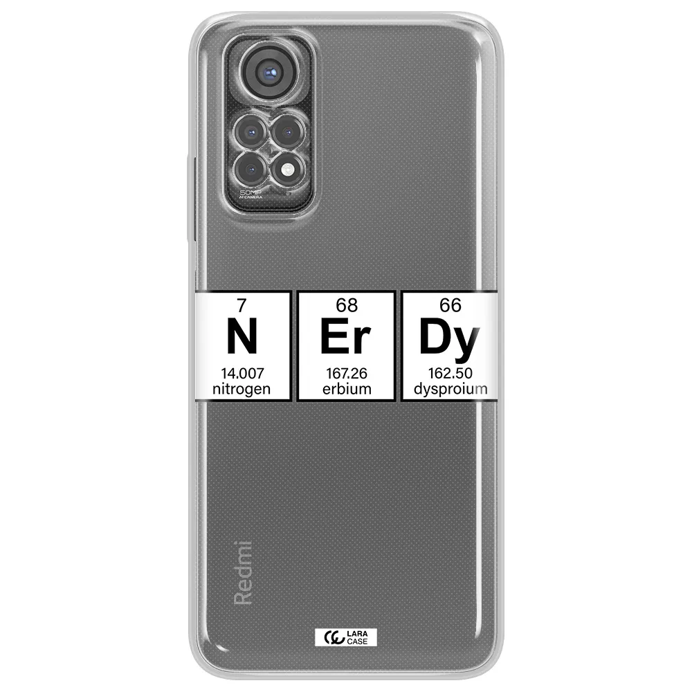 Nerdy Chemical Xiaomi Redmi Note 11S Clear Tpu Case