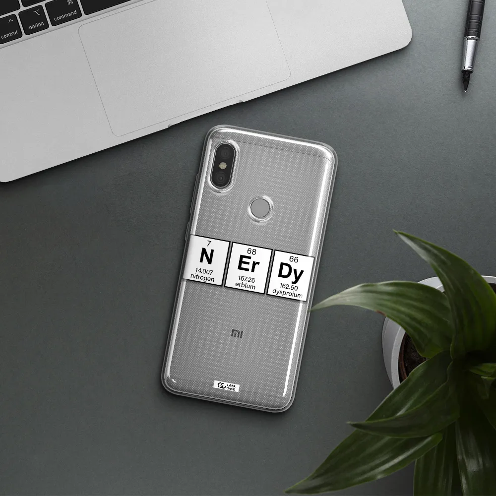 Nerdy Chemical Xiaomi Redmi Note 6 Pro Clear TPU Case