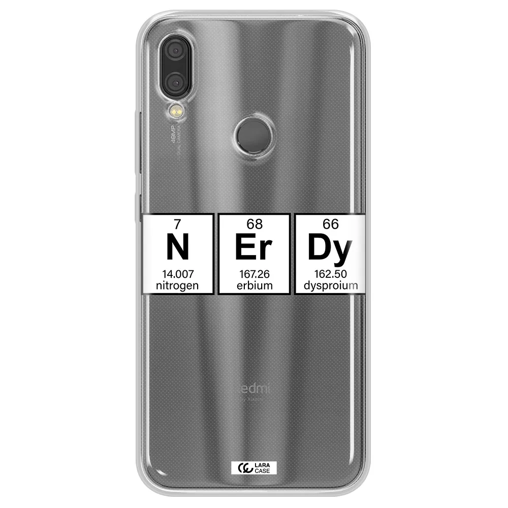Nerdy Chemical Xiaomi Redmi Note 7 Clear TPU Case
