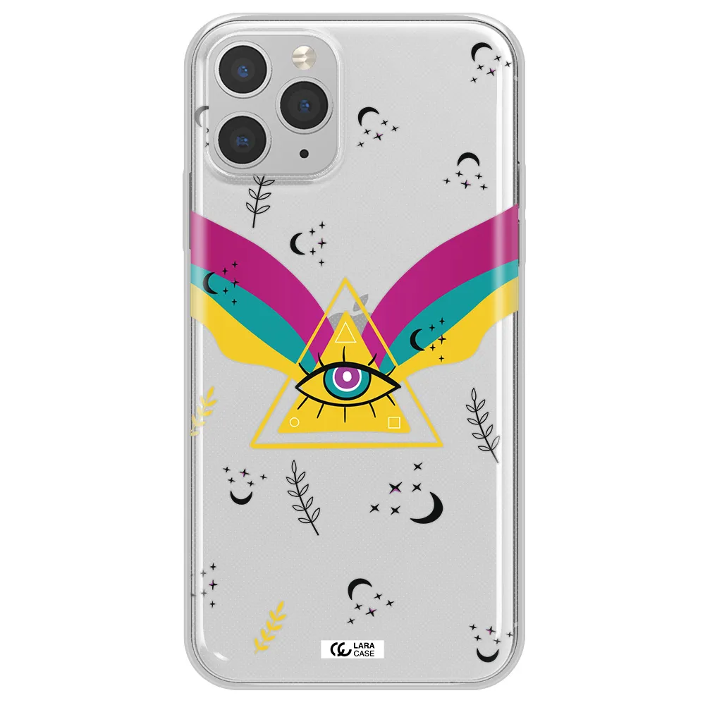 One-Eyed Pyramid Apple iPhone 11 pro Clear TPU Case