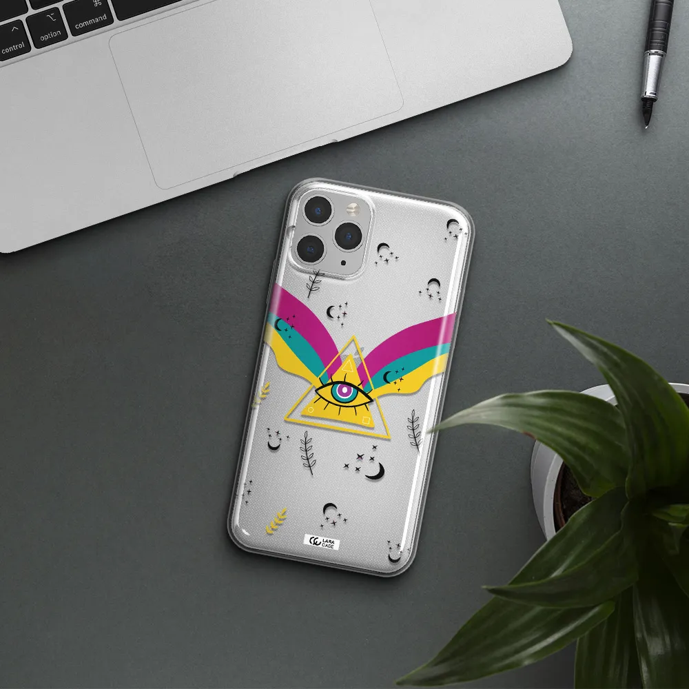One-Eyed Pyramid Apple iPhone 11 pro max Clear TPU Case