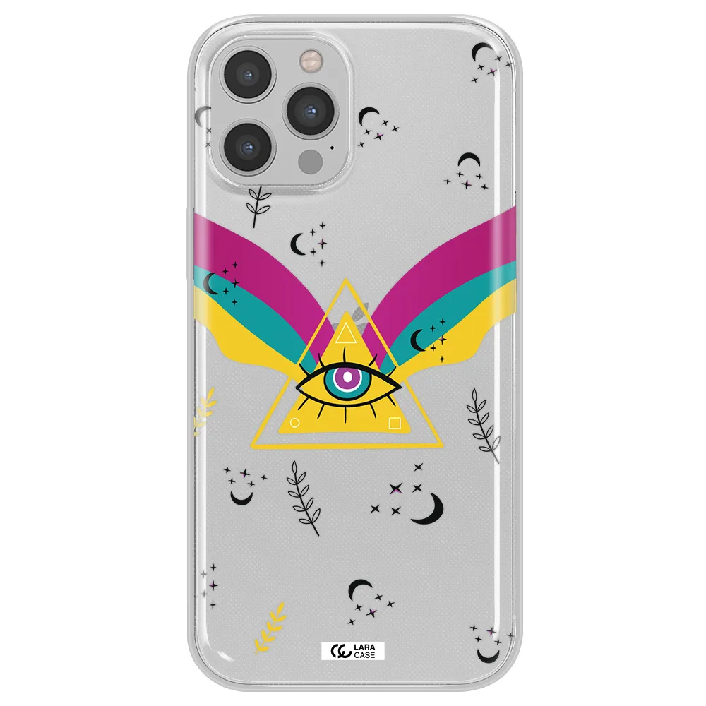 One-Eyed Pyramid Apple iPhone 12 pro max Clear TPU Case