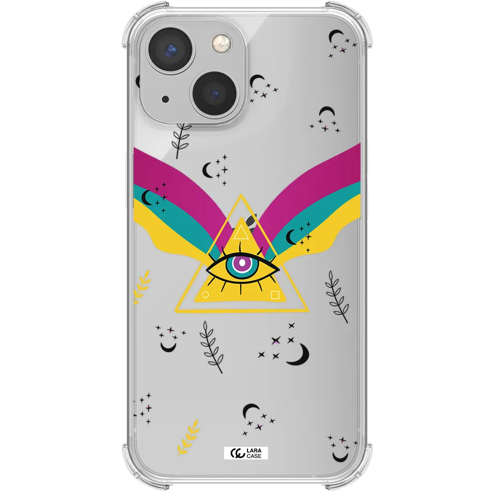 One-Eyed Pyramid Apple iPhone 13 Clear PC Case