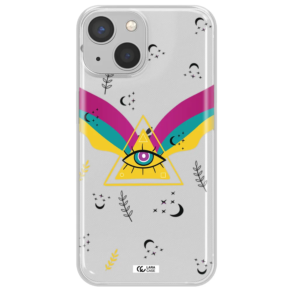 One-Eyed Pyramid Apple iPhone 13 Clear TPU Case