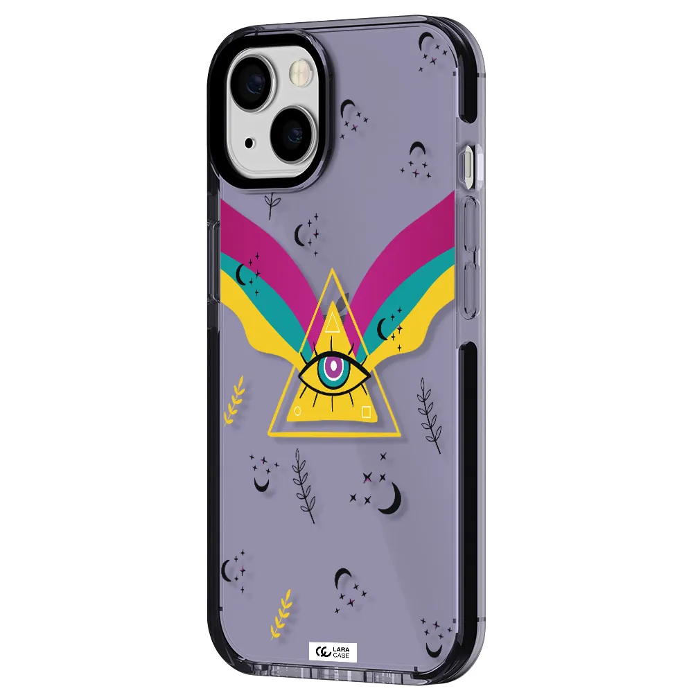 One-Eyed Pyramid Apple iPhone 13 impact Lilac Case