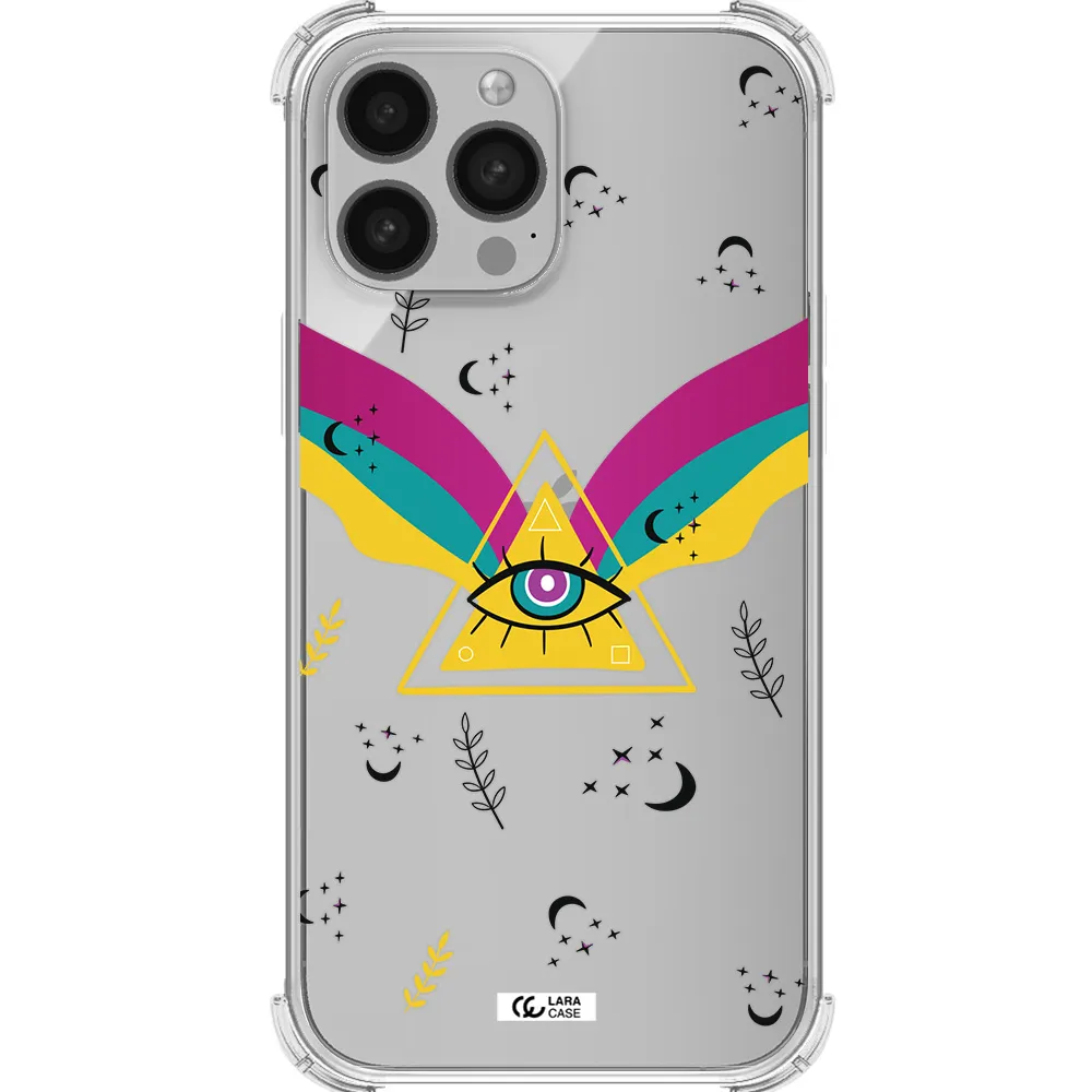 One-Eyed Pyramid Apple iPhone 13 Pro Clear PC Case