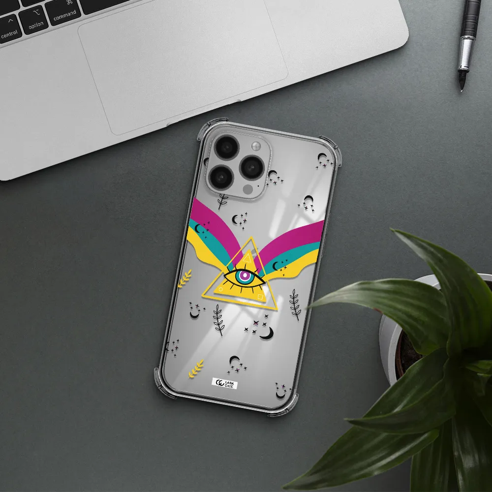 One-Eyed Pyramid Apple iPhone 13 Pro Clear PC Case