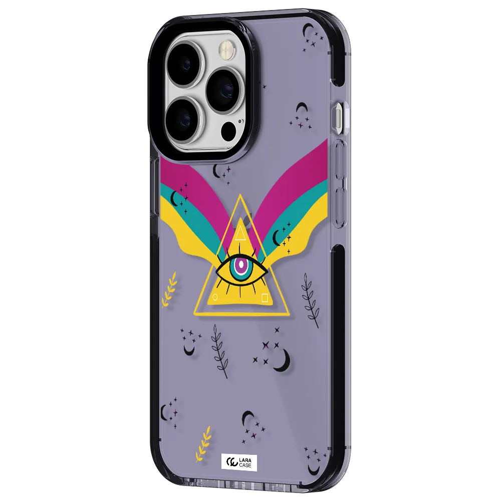 One-Eyed Pyramid Apple iPhone 13 Pro impact Lilac Case