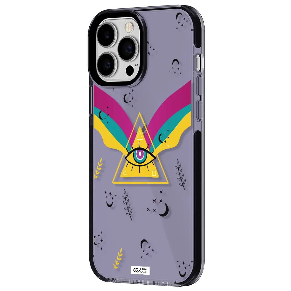 One-Eyed Pyramid Apple iPhone 13 Pro Max impact Lilac Case
