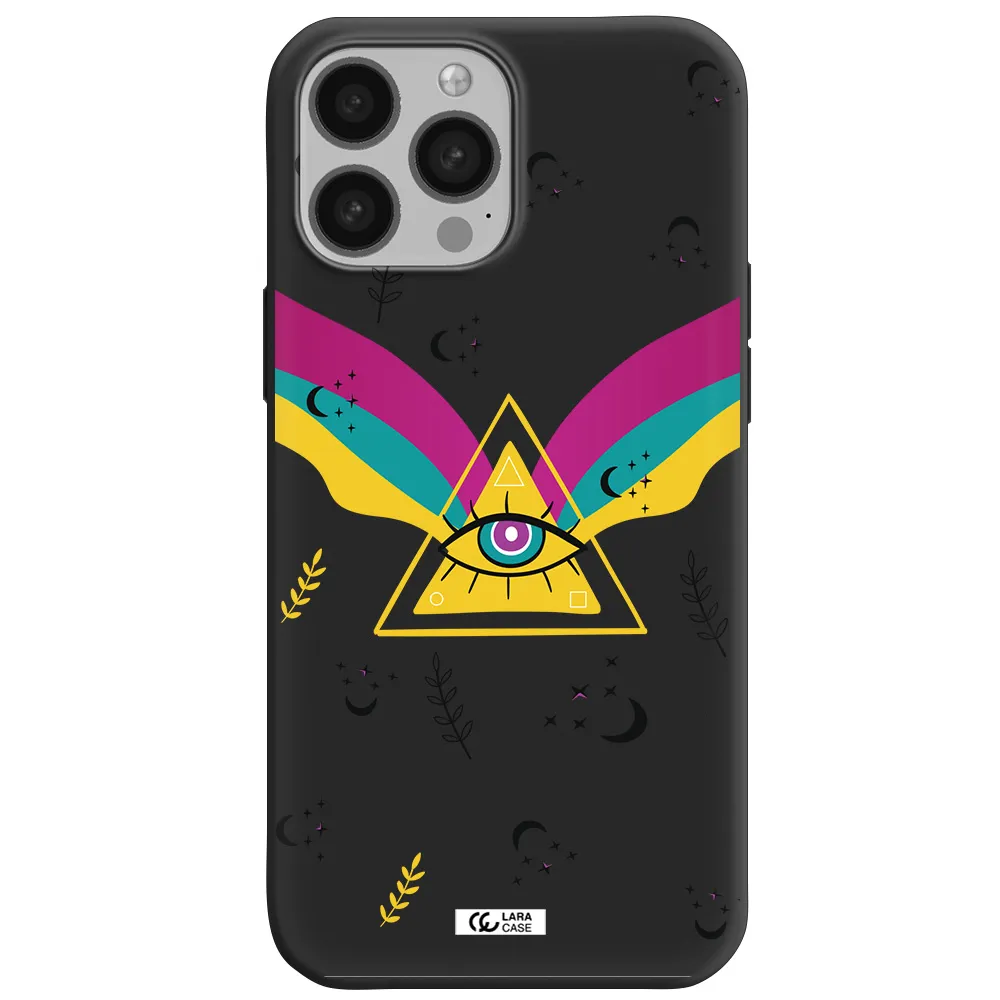 One-Eyed Pyramid Apple iPhone 13 Pro Silicone black Case