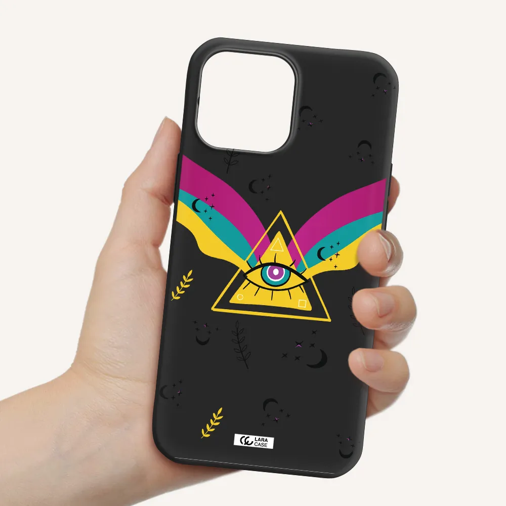 One-Eyed Pyramid Apple iPhone 13 Pro Silicone black Case