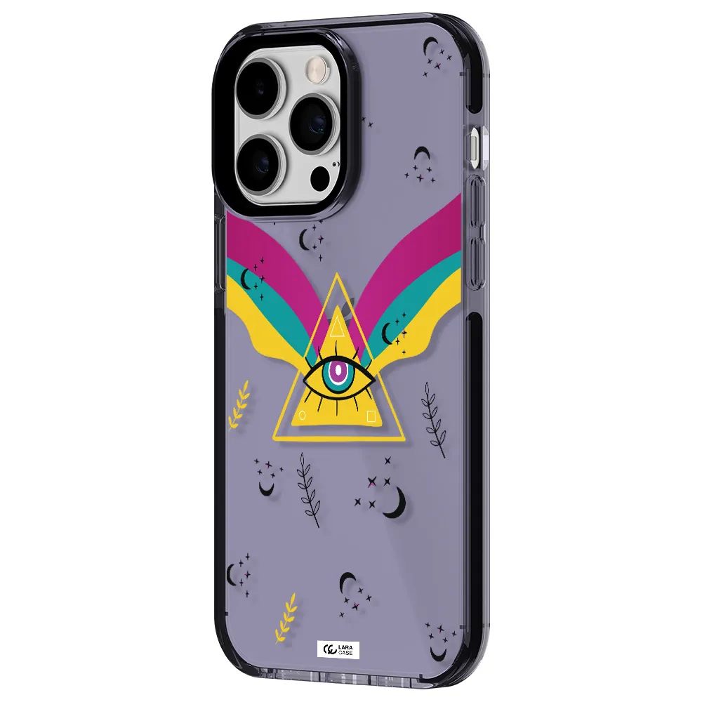 One-Eyed Pyramid Apple iPhone 15 Pro impact Lilac Case