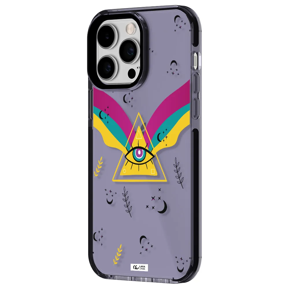 One-Eyed Pyramid Apple iPhone 15 Pro Max impact Lilac Case