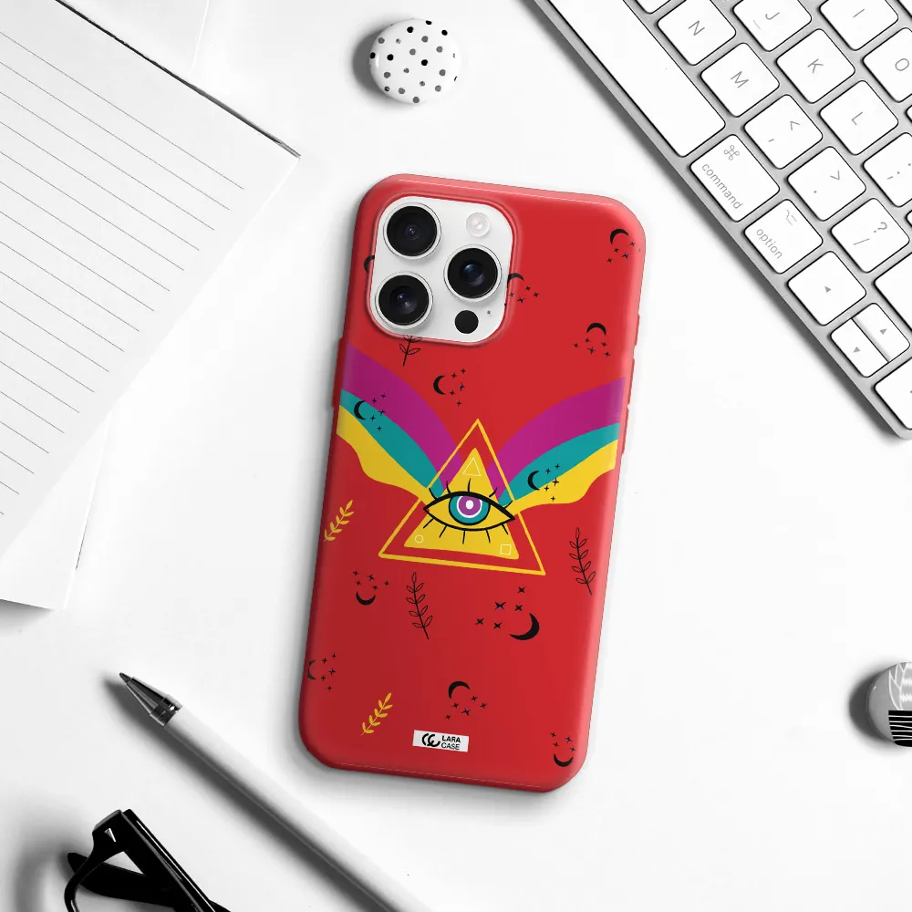 One-Eyed Pyramid Apple Iphone 16 Pro Max Silicone Stone Case
