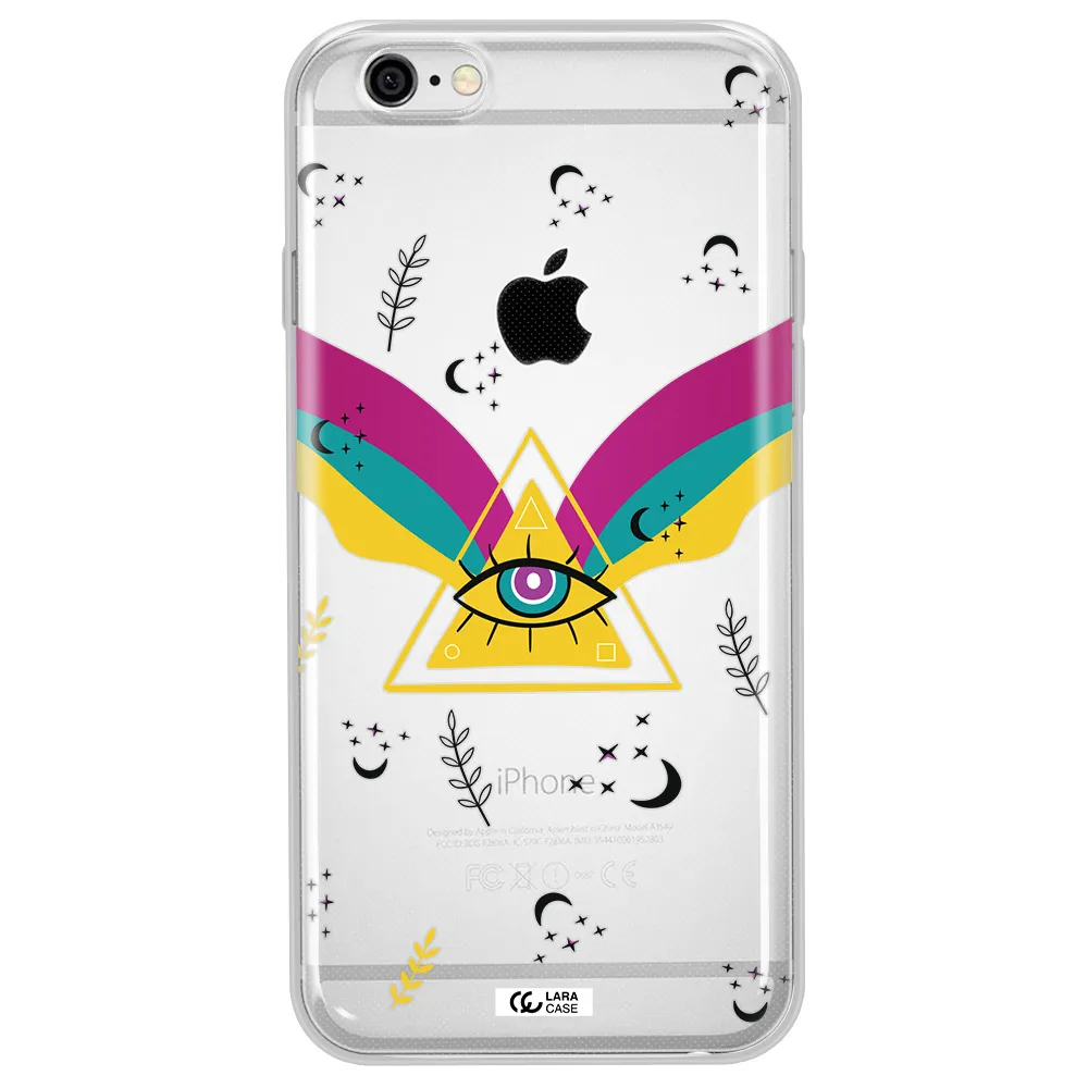 One-Eyed Pyramid Apple iPhone 6 plus Clear TPU Case