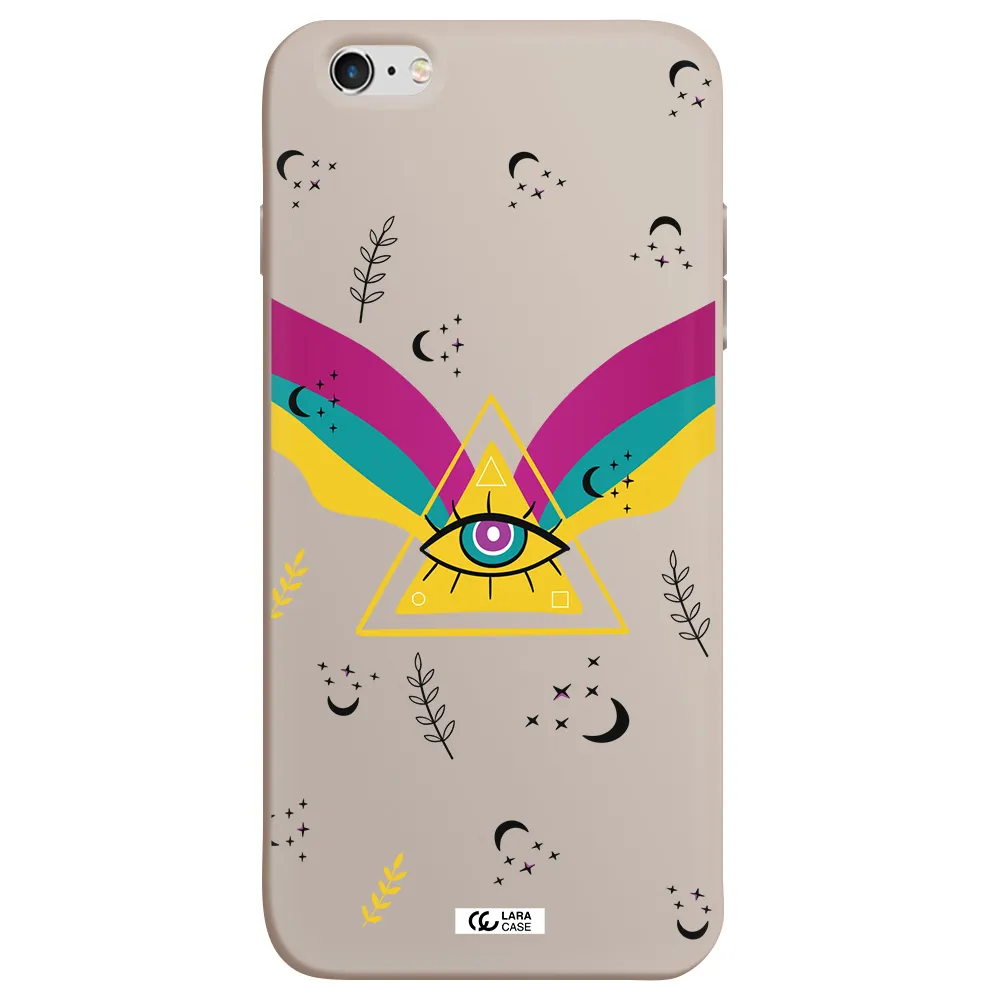 One-Eyed Pyramid Apple iPhone 6 plus Silicone Stone Case
