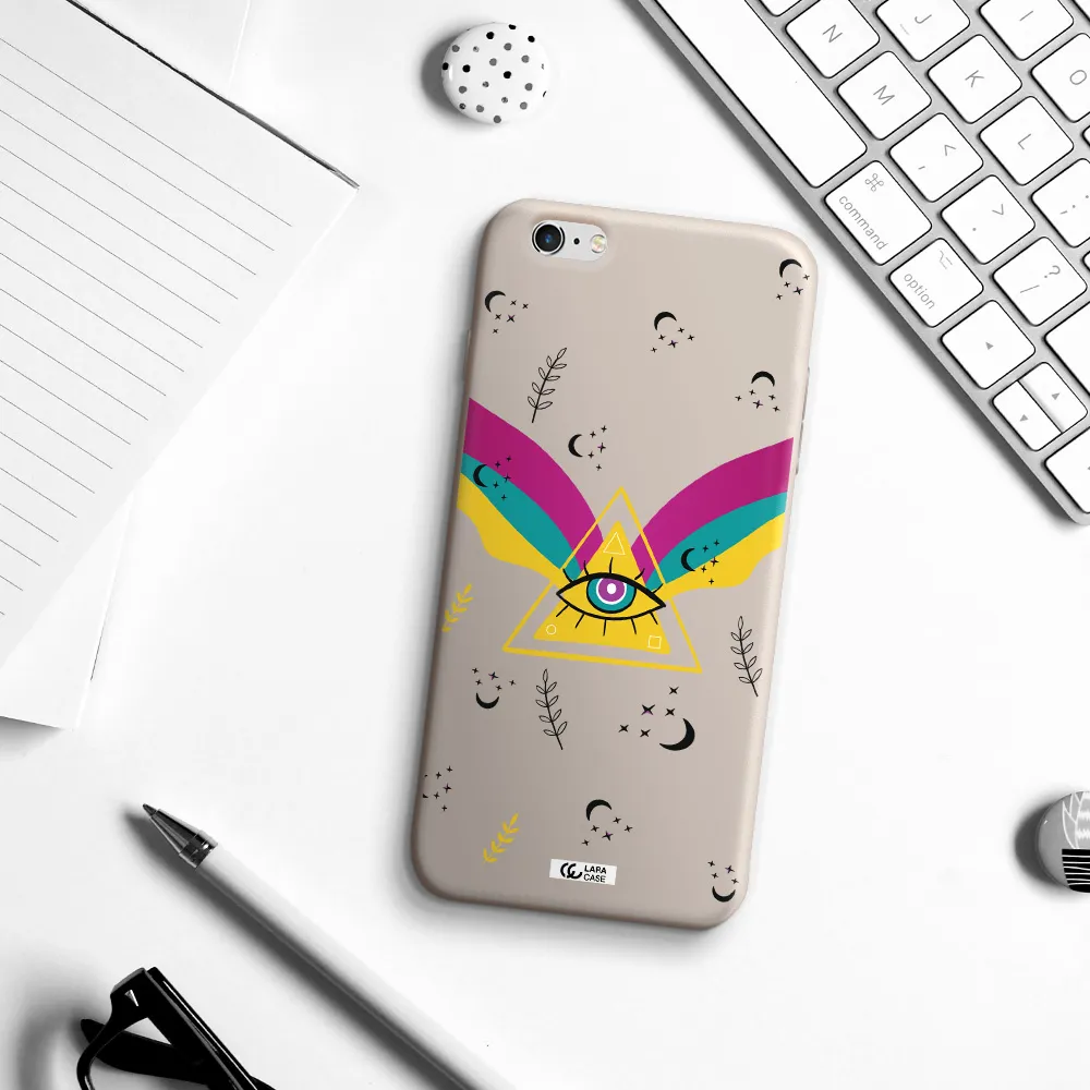 One-Eyed Pyramid Apple iPhone 6 plus Silicone Stone Case