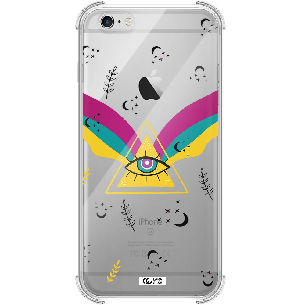 One-Eyed Pyramid Apple iPhone 6 s plus Clear PC Case