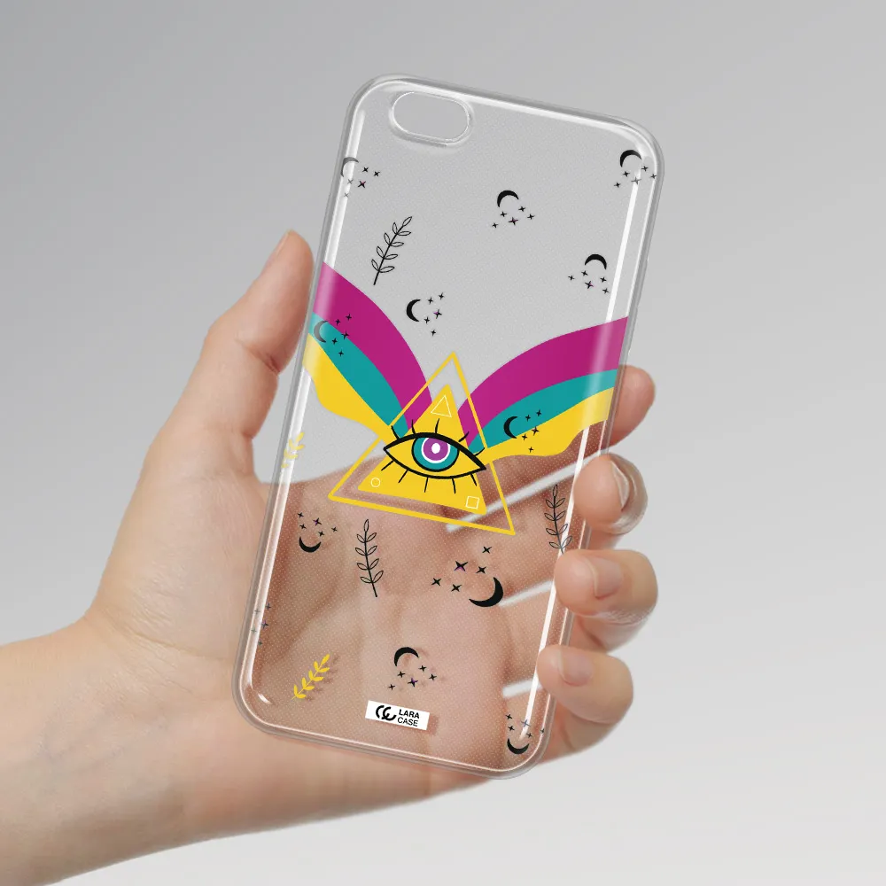 One-Eyed Pyramid Apple iPhone 6 s plus Clear TPU Case