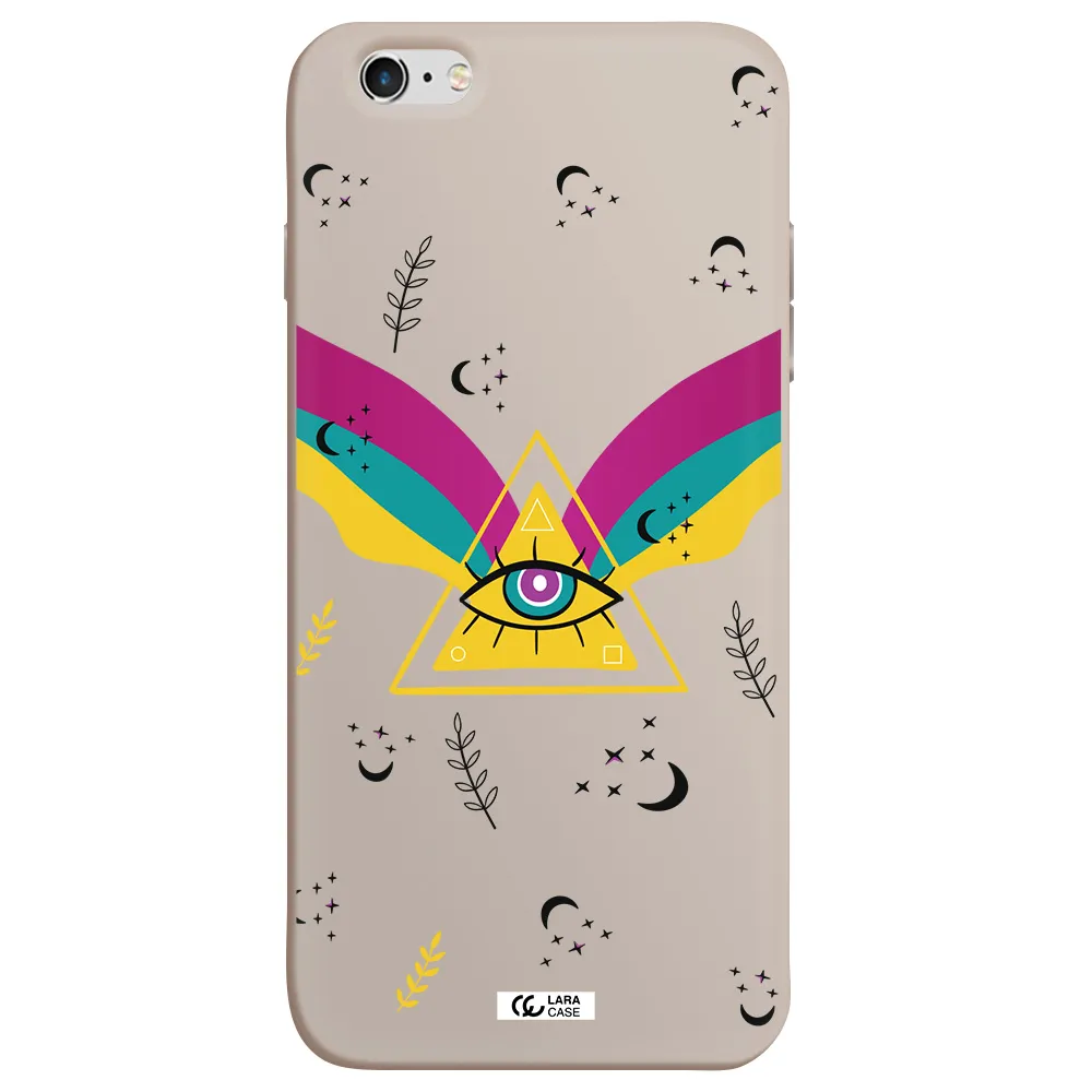 One-Eyed Pyramid Apple iPhone 6 s plus Silicone Stone Case