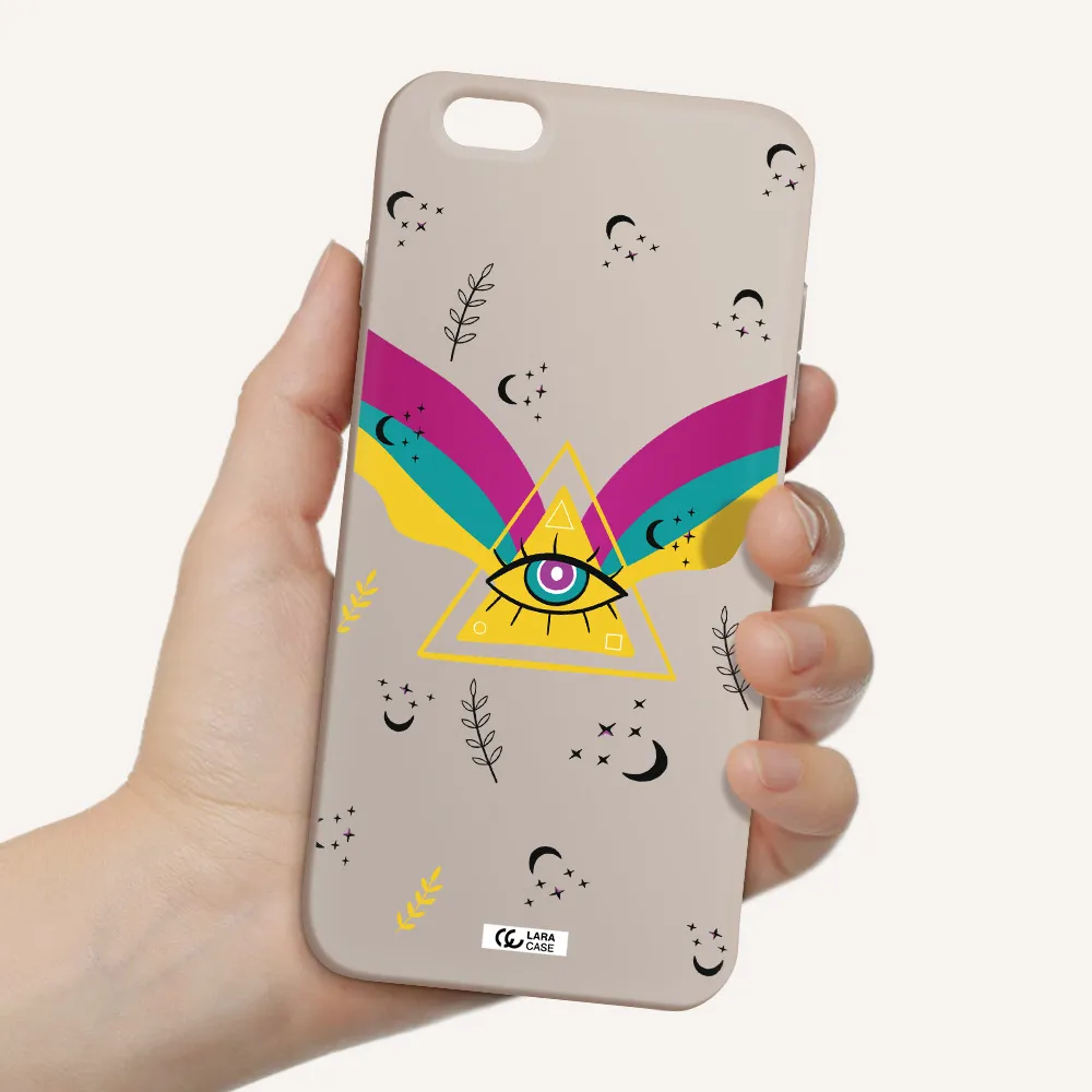 One-Eyed Pyramid Apple iPhone 6 s plus Silicone Stone Case