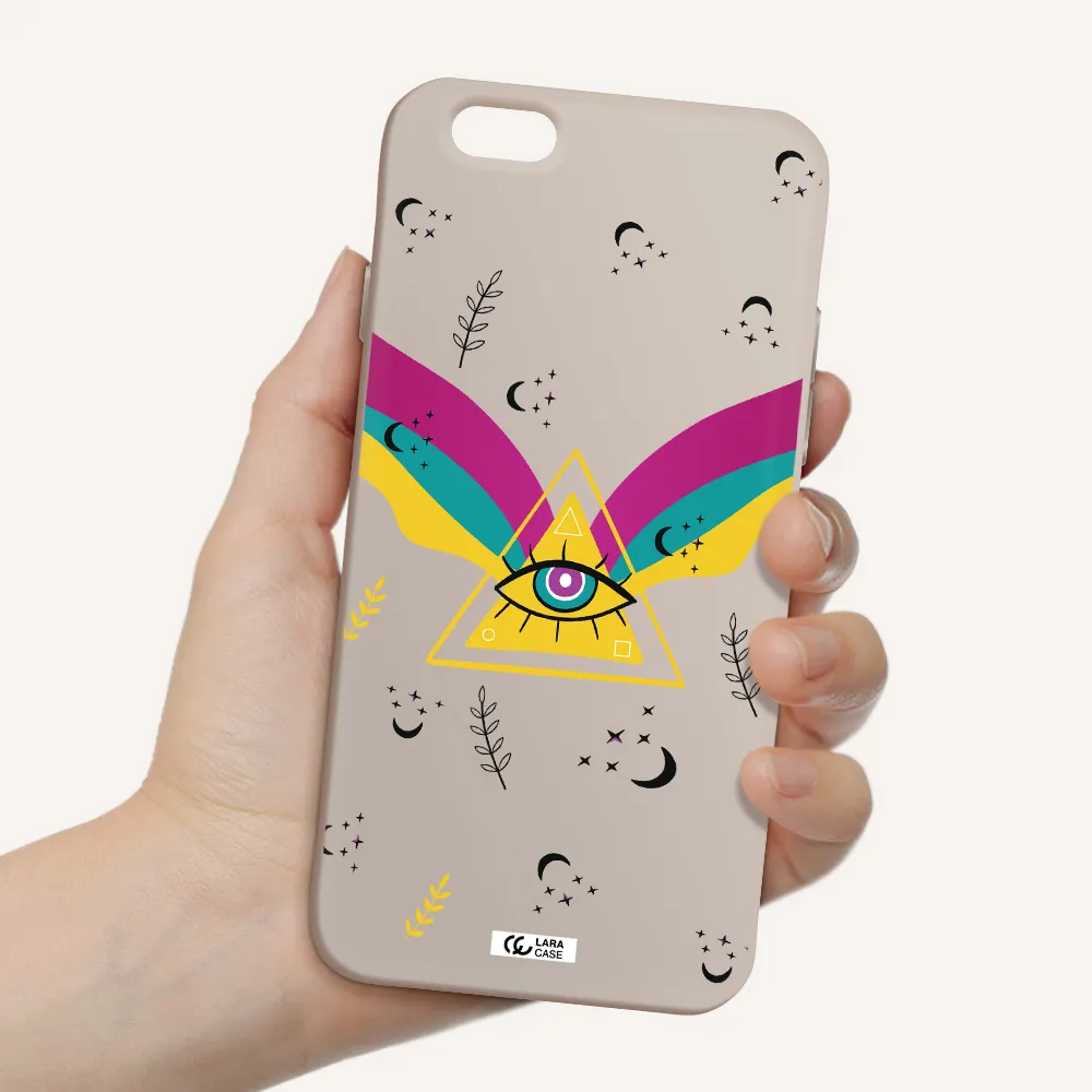 One-Eyed Pyramid Apple iPhone 6 Silicone Stone Case