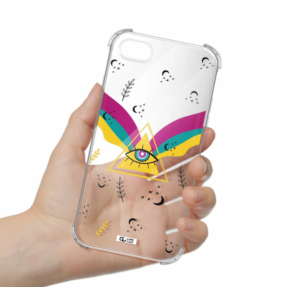 One-Eyed Pyramid Apple iPhone 7 Clear PC Case