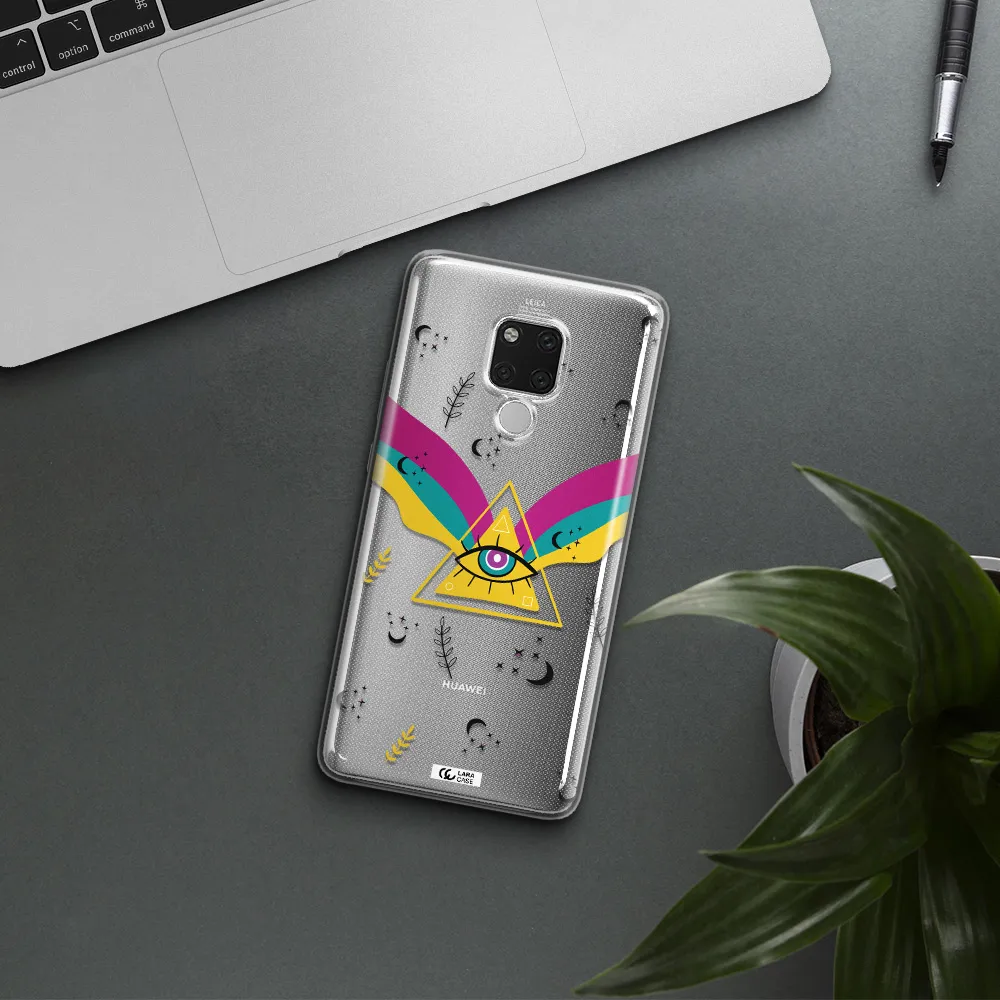 One-Eyed Pyramid Huawei Mate 20X Clear TPU Case