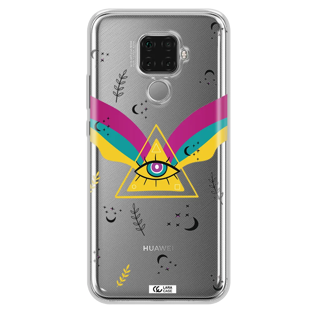 One-Eyed Pyramid Huawei Mate 30 Lite Clear TPU Case