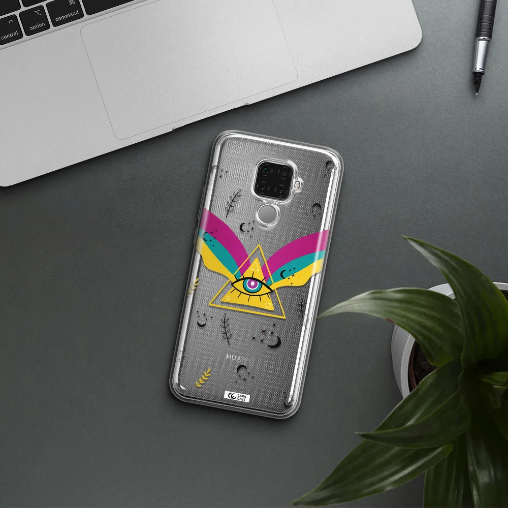 One-Eyed Pyramid Huawei Mate 30 Lite Clear TPU Case