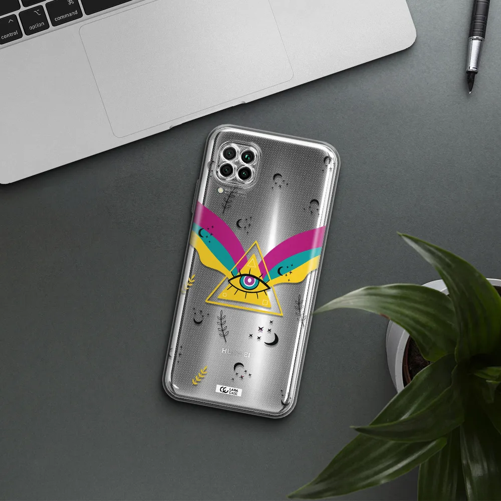 One-Eyed Pyramid Huawei Nova 7I Clear Tpu Case