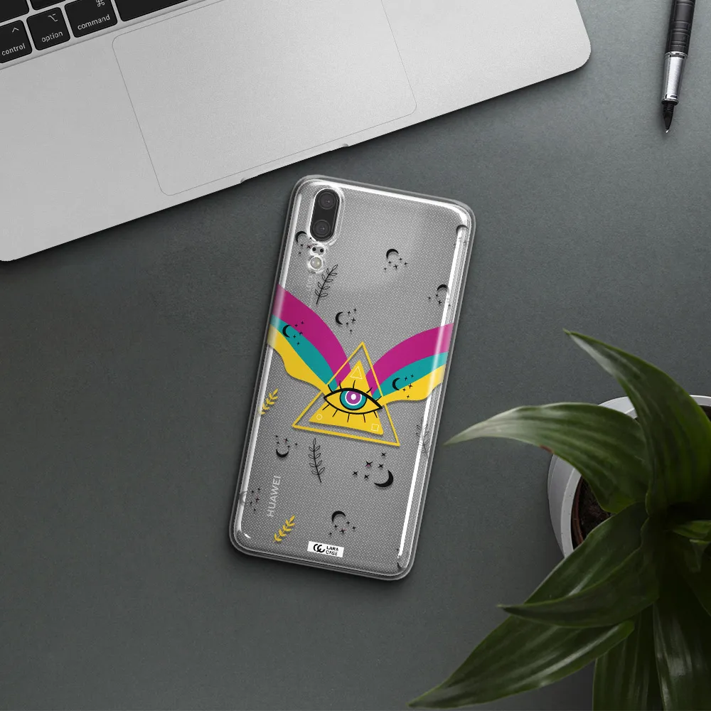 One-Eyed Pyramid Huawei P20 Clear TPU Case