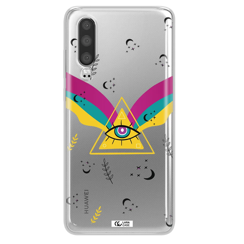 One-Eyed Pyramid Huawei P30 Clear TPU Case