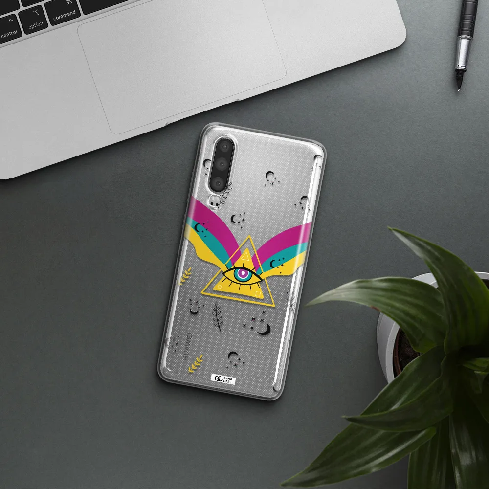 One-Eyed Pyramid Huawei P30 Clear TPU Case