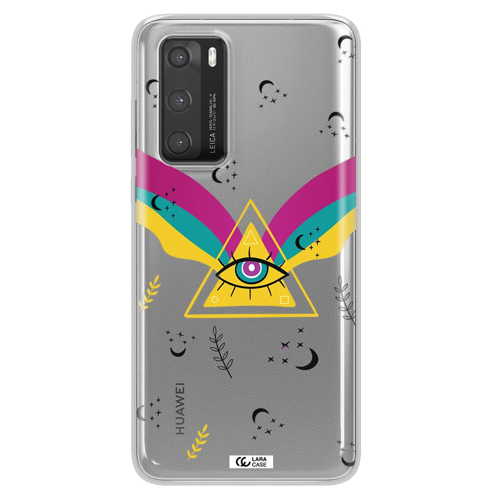 One-Eyed Pyramid Huawei P40 Clear TPU Case