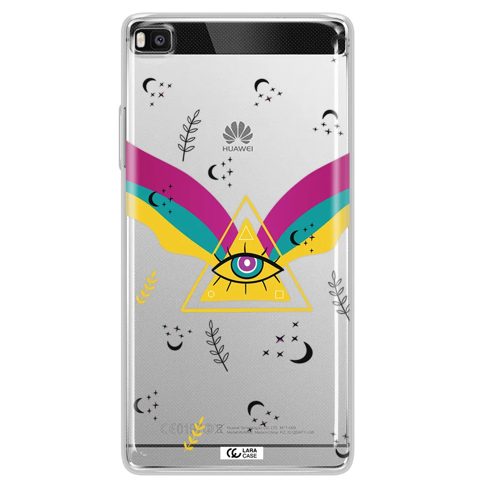 One-Eyed Pyramid Huawei P8 Clear TPU Case