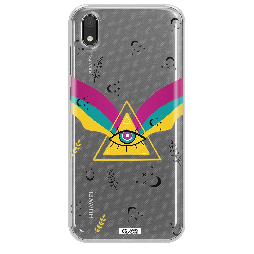 One-Eyed Pyramid Huawei Y5 2019 Clear TPU Case