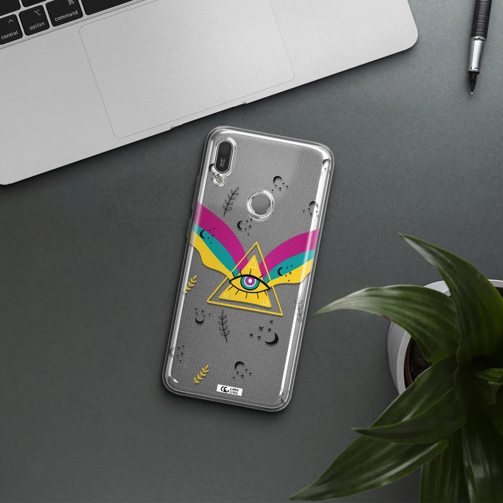 One-Eyed Pyramid Huawei Y6 2019 Clear TPU Case