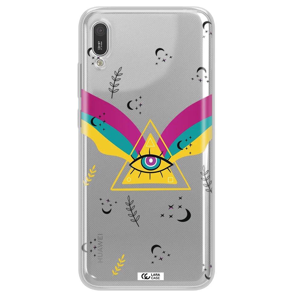 One-Eyed Pyramid Huawei Y6 Pro 2019 Clear TPU Case
