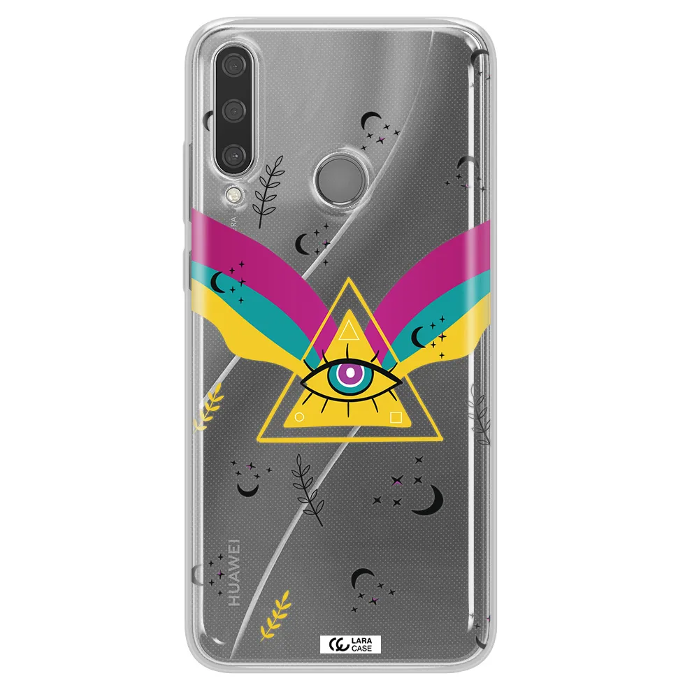 One-Eyed Pyramid Huawei Y6P Clear TPU Case