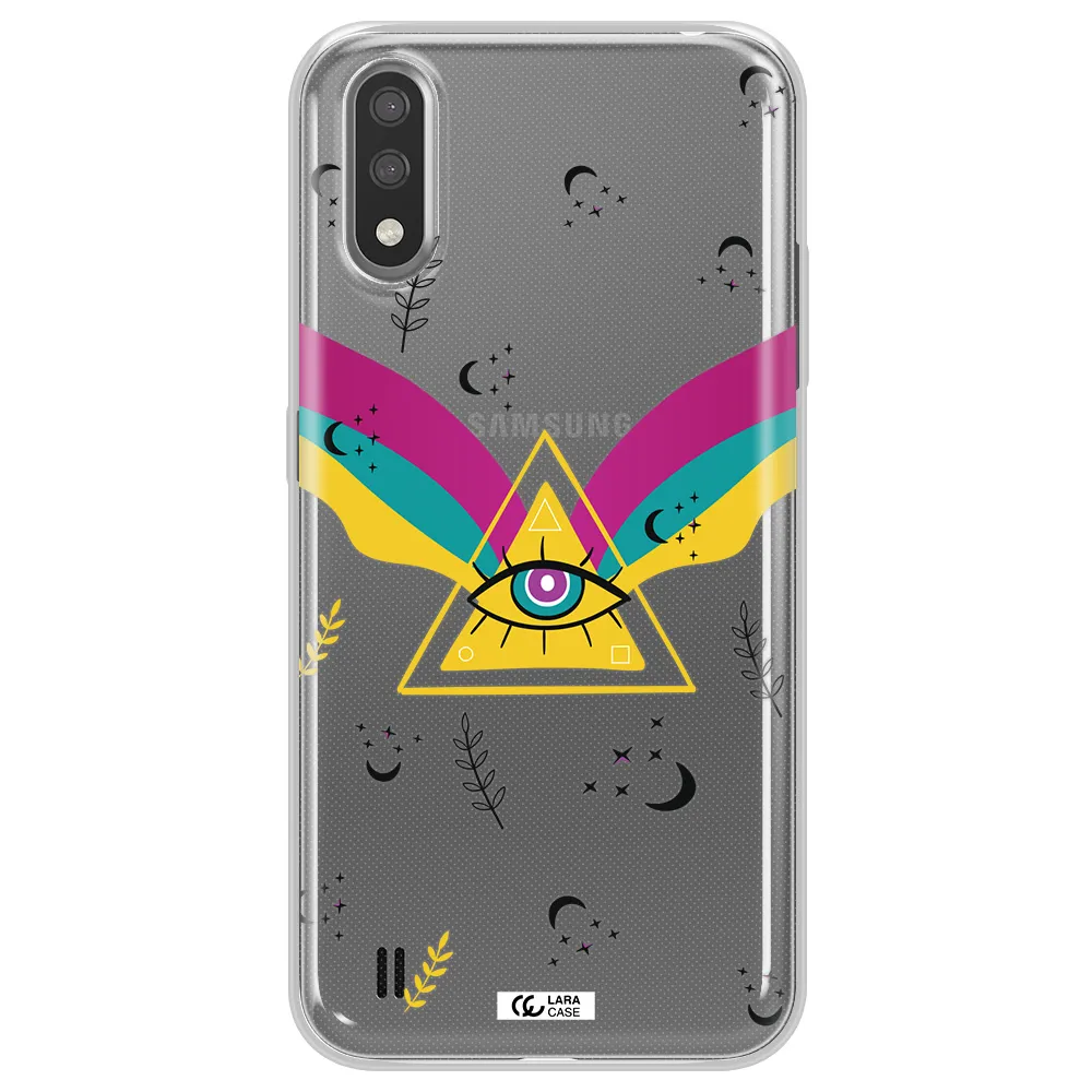 One-Eyed Pyramid Samsung A01 Clear TPU Case