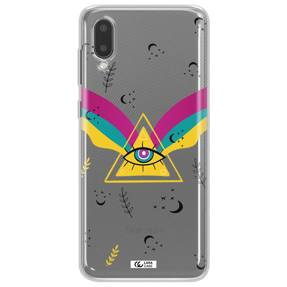 One-Eyed Pyramid Samsung A02 Clear TPU Case