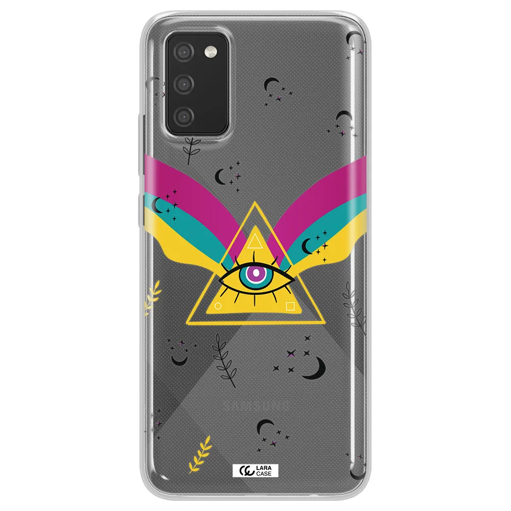 One-Eyed Pyramid Samsung A02S Clear TPU Case